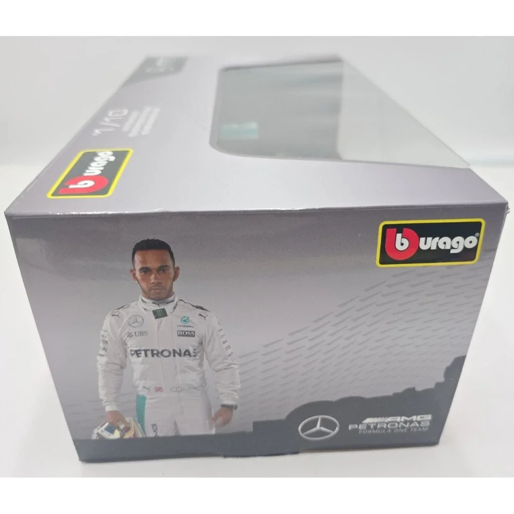 Bburago Mercedes AMG F1 W07 Hybrid 2016 Lewis Hamilton Die Cast Car